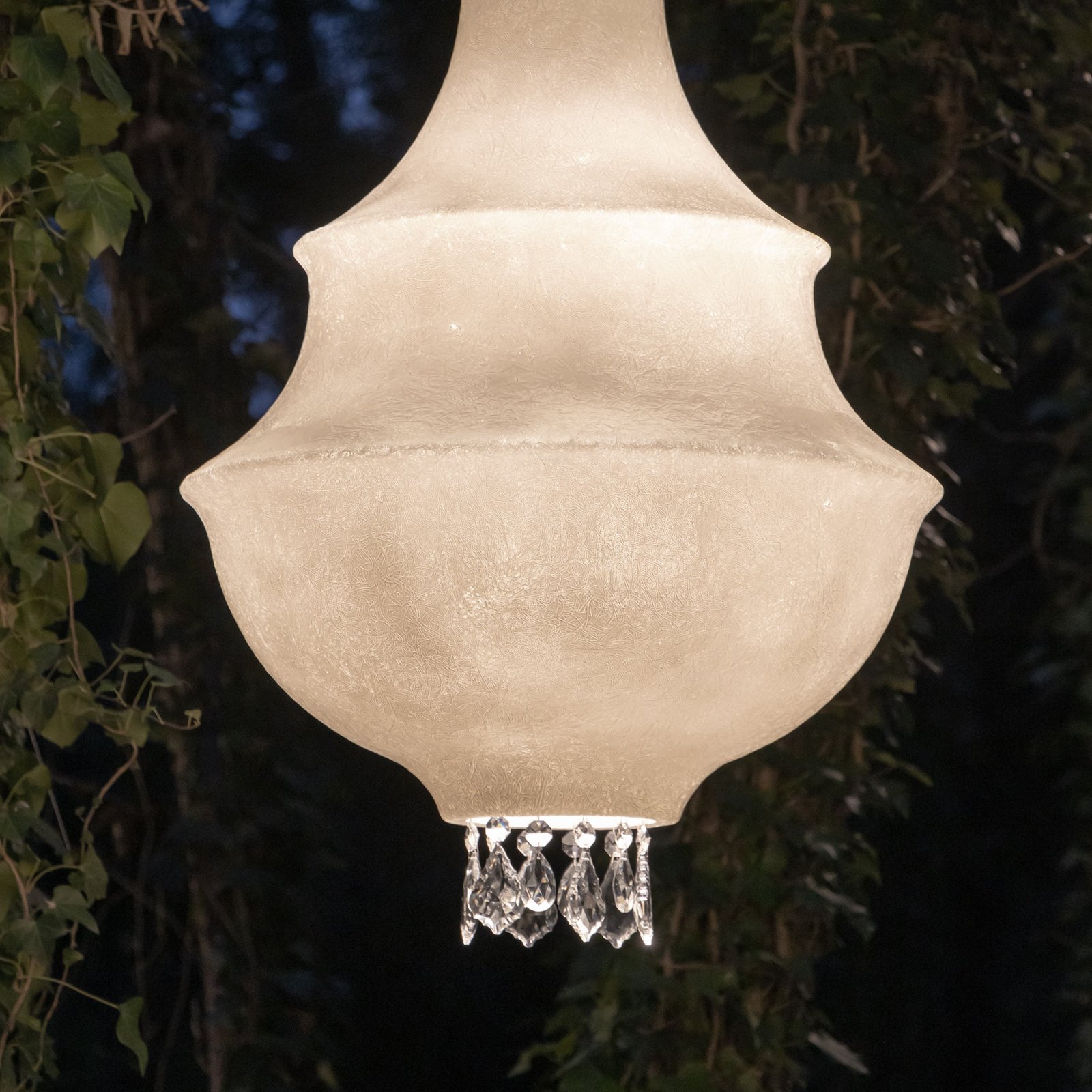 Karman Suspension Lady D, blanc, Ø 48 cm, fibre de verre, E27