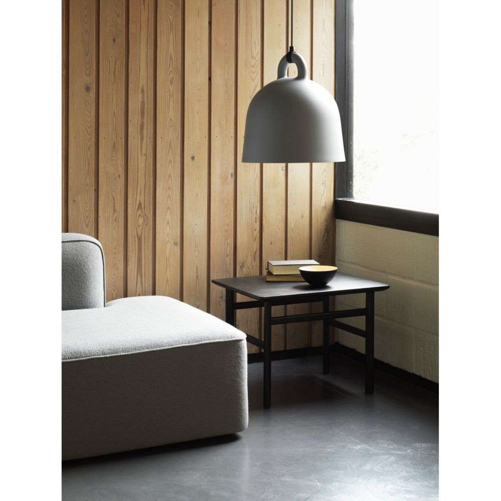 Bell Lustră Pendul Large Grey - Normann Copenhagen