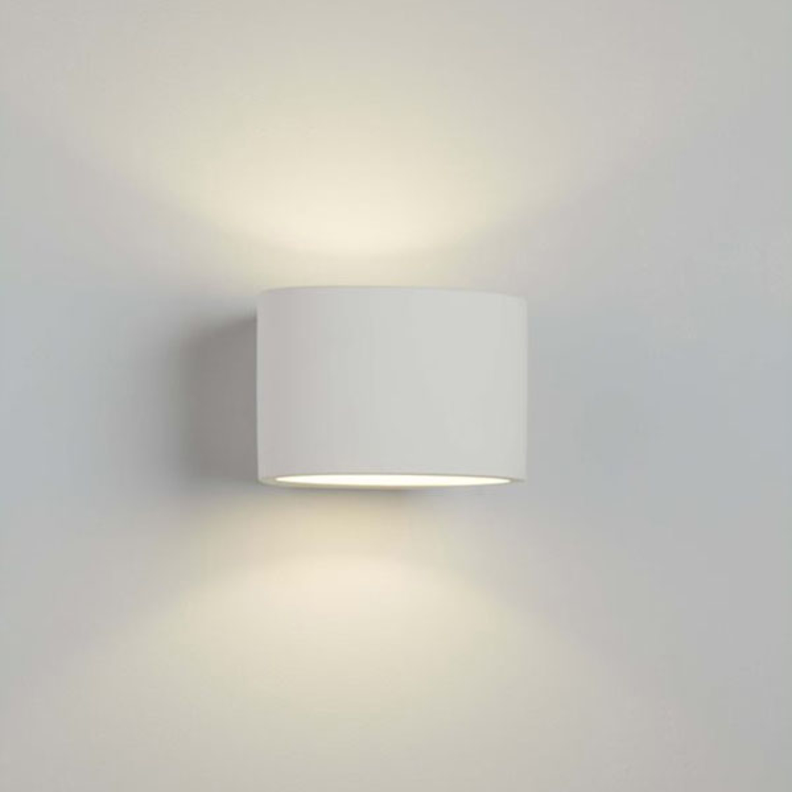 Applique di gesso 8721 up/down di forma ovale Lampade.it