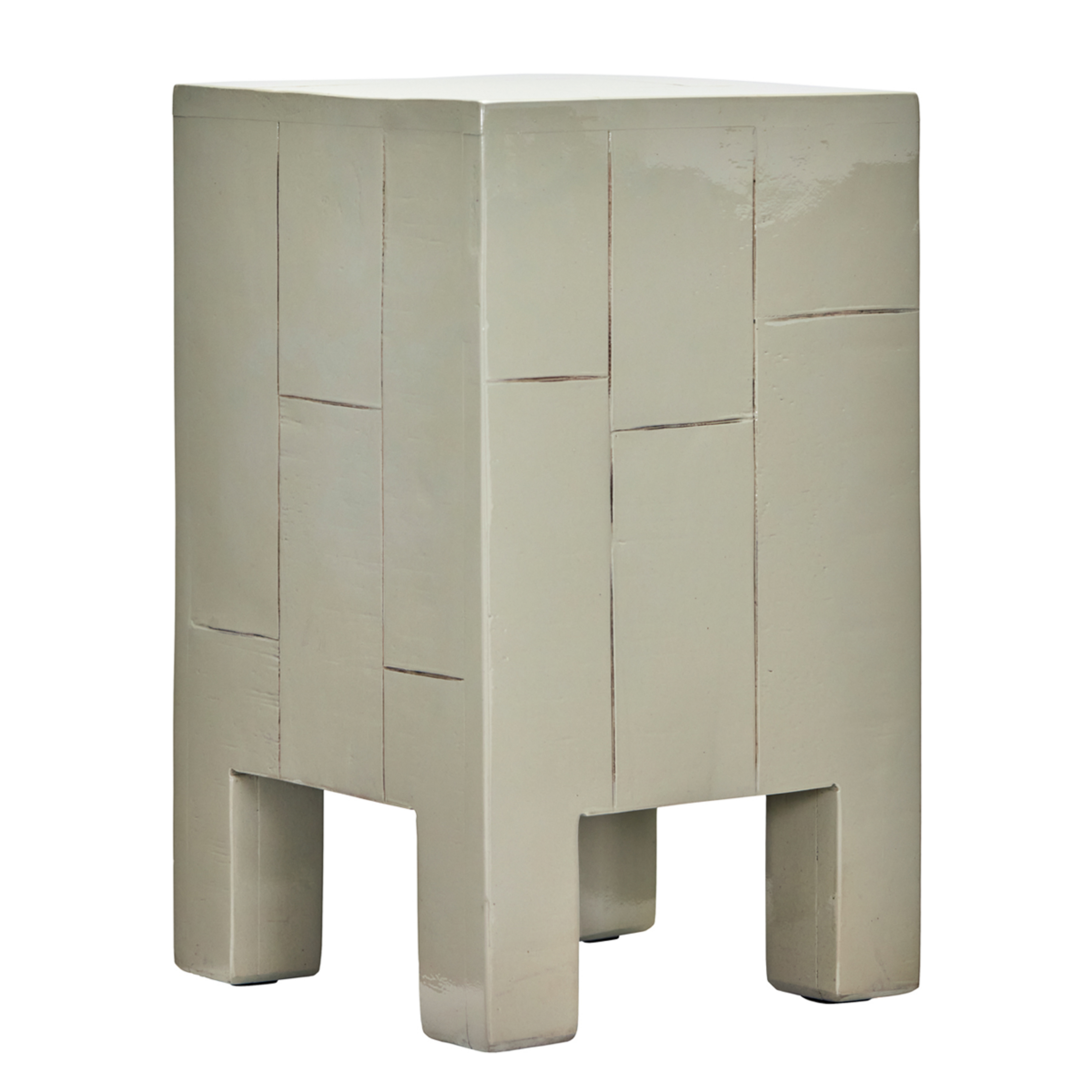 Brick sidebord sandfarget tre 50 cm - House Doctor