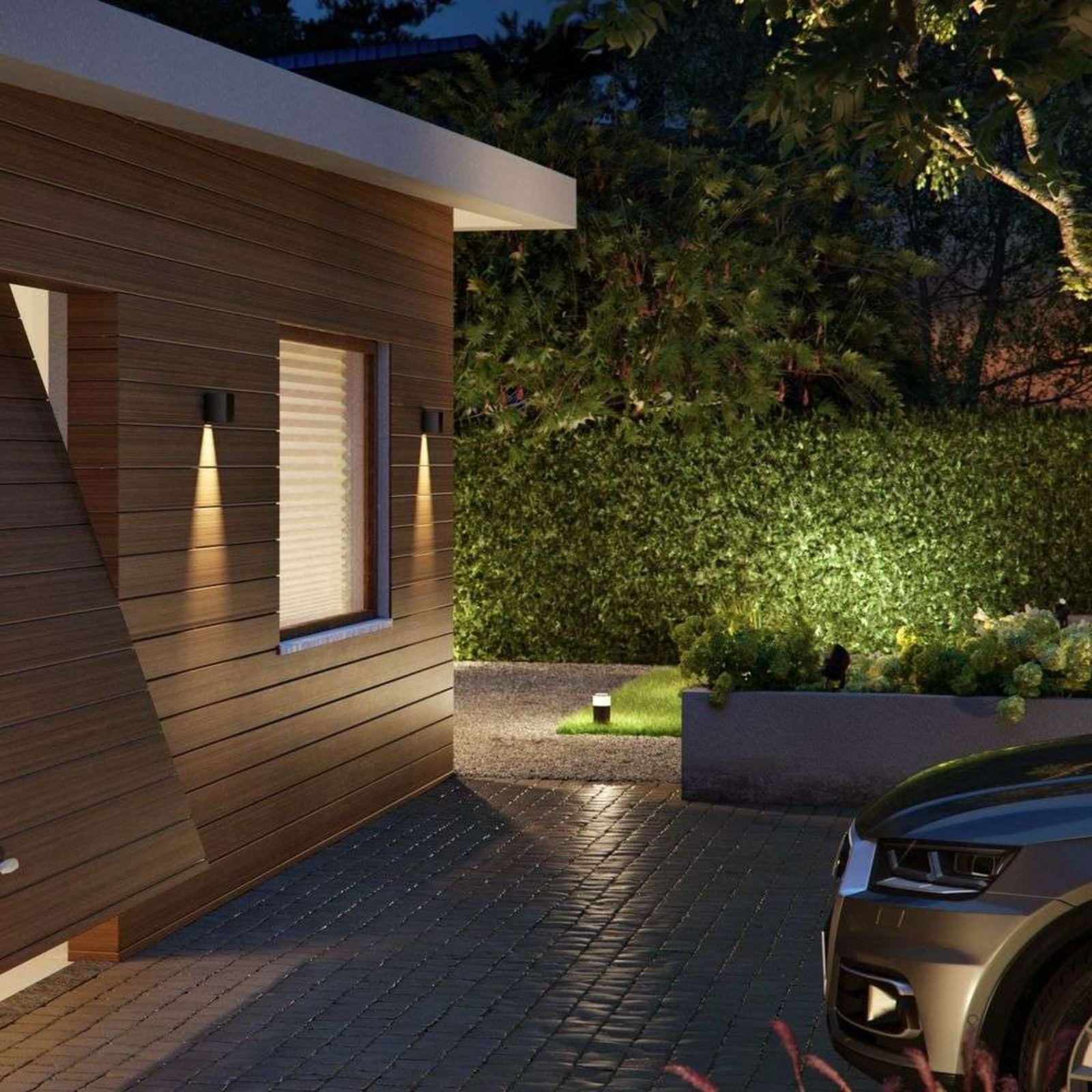 Resonate Hue Aplica de Exterior White&Color Amb. Black - Philips Hue