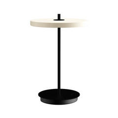 Asteria Move Portable Lámpara de Sobremesa Pearl White/Black - UMAGE