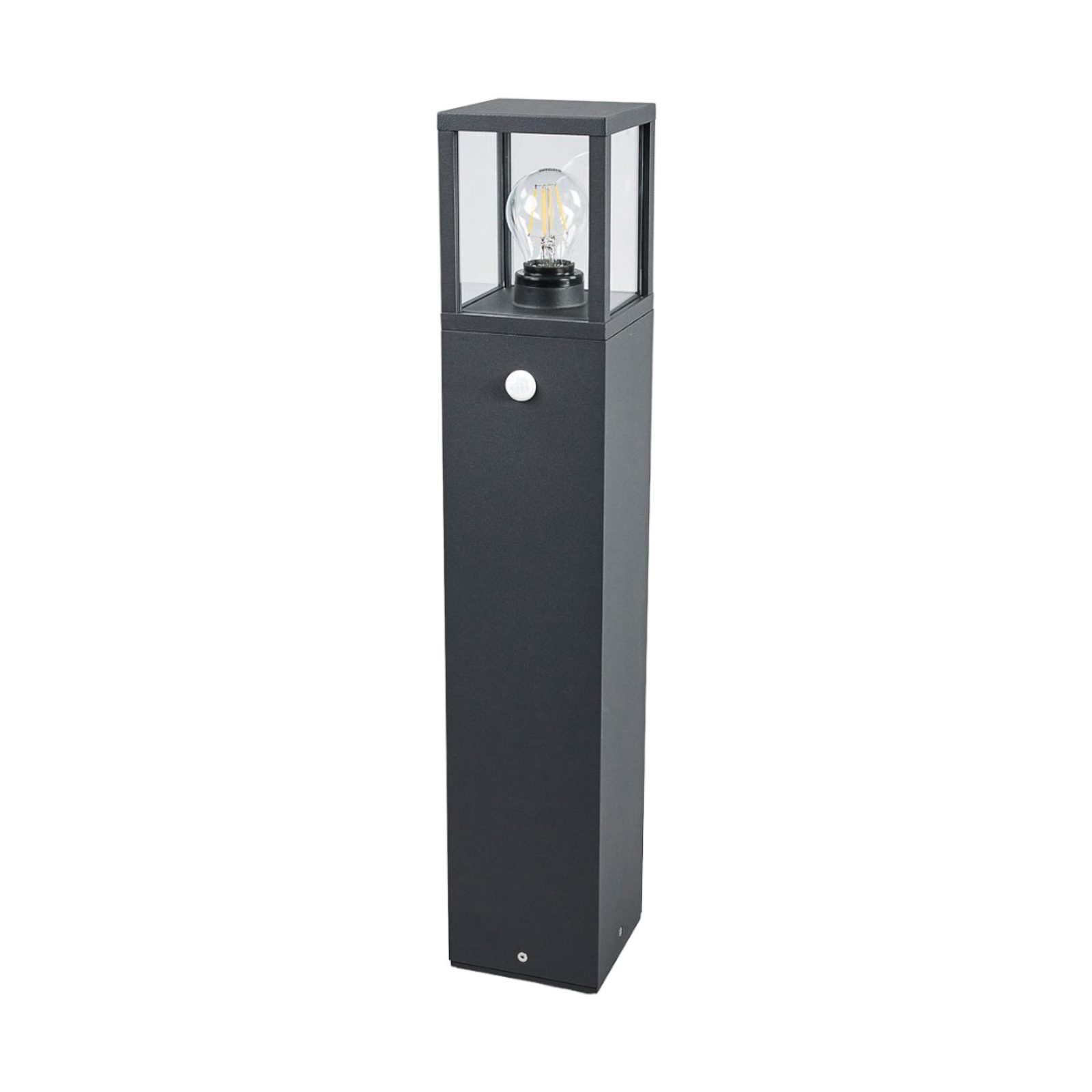 Klemens Short Candeeiro de Jardim Exterior IP54 com Sensor Graphite - Lucande
