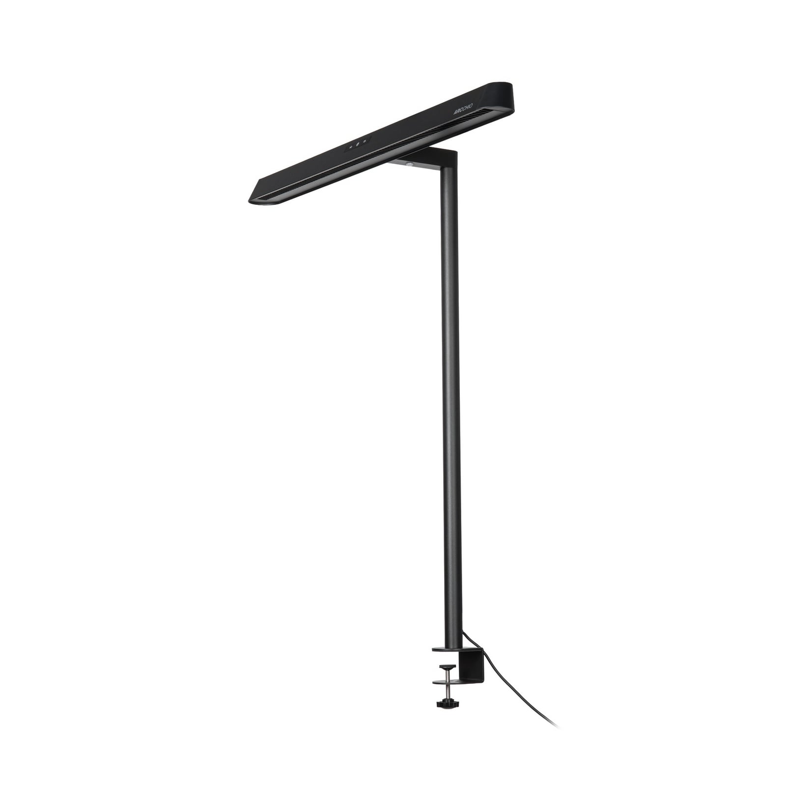 Arcchio LED-Klemmlampe Shax, schwarz, Sensor, dimmbar 4.000K