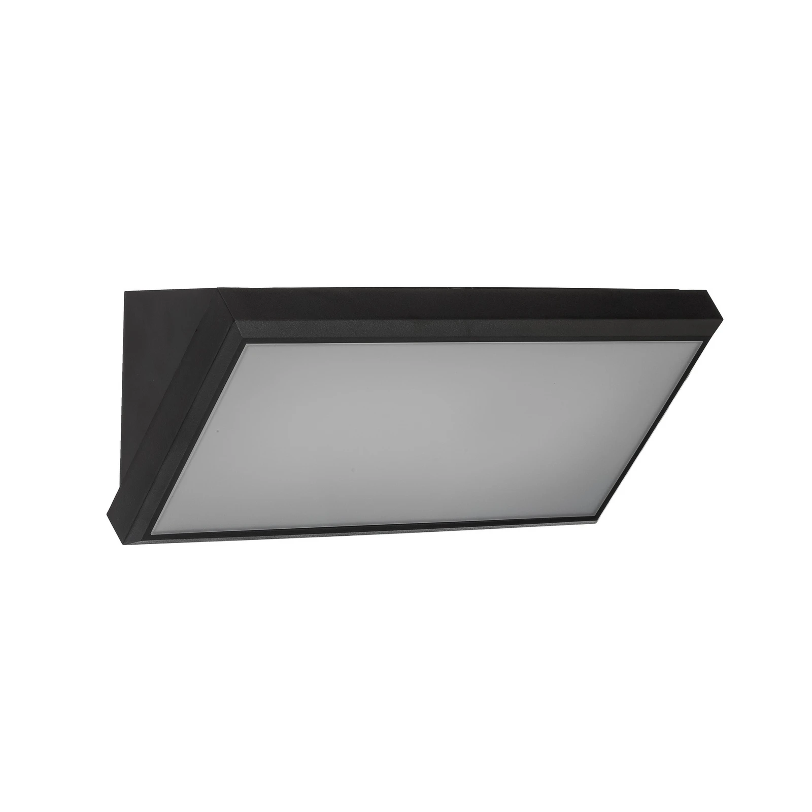 Lindby LED-Außenwandleuchte Abby, Sensor, IP65, dunkelgrau