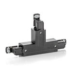 Conector T Noa conductor prot inter dreapta, negru