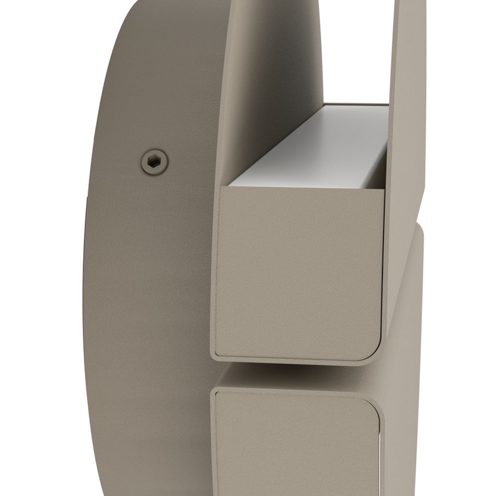 EGLO LED-Wandleuchte PIANOSA, beige, Ø 18 cm, IP44, CCT EGLO LED-Wandleuchte PIANOSA, beige, Ø 18 cm, IP44, CCT