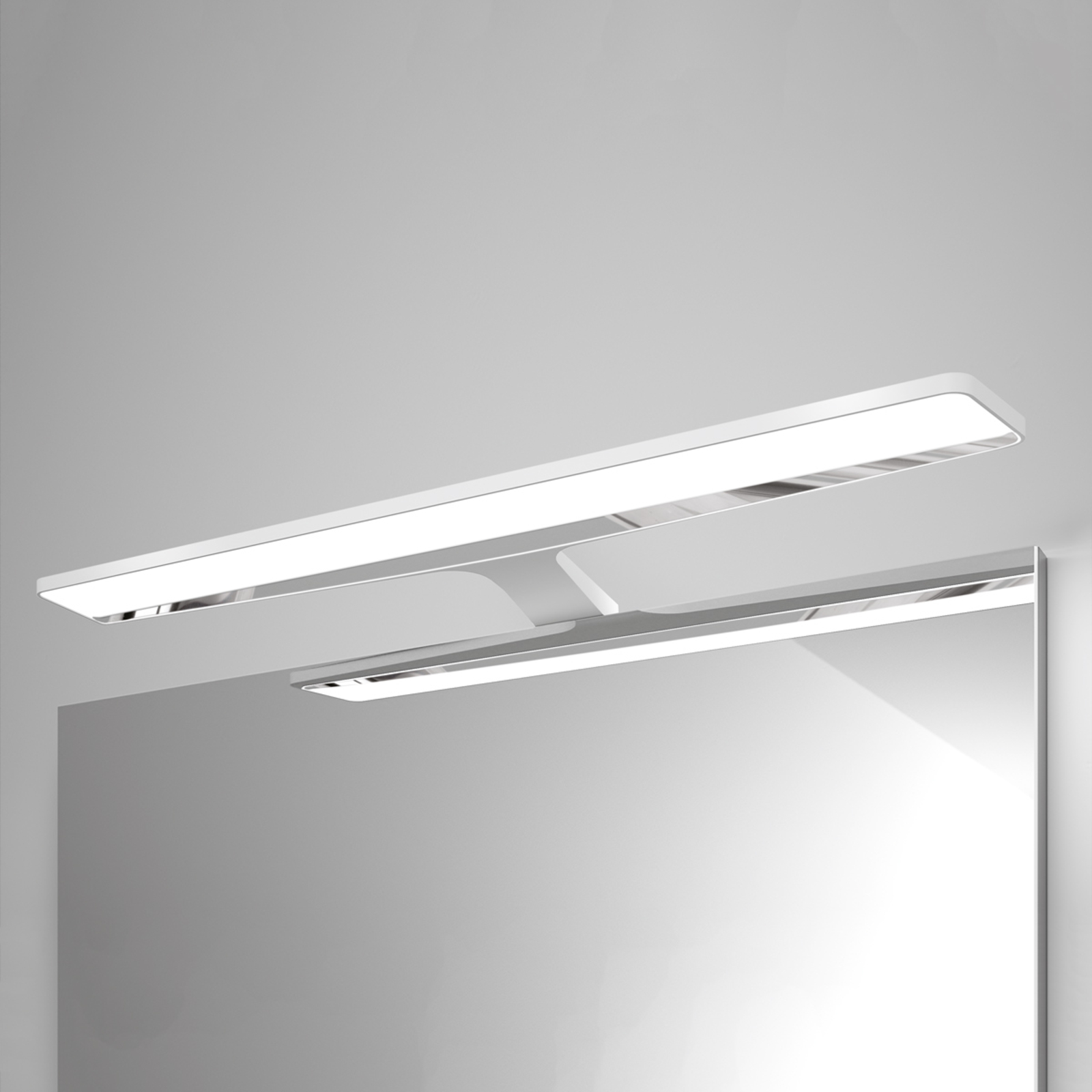 Nayra - lampada LED da specchio, bianca