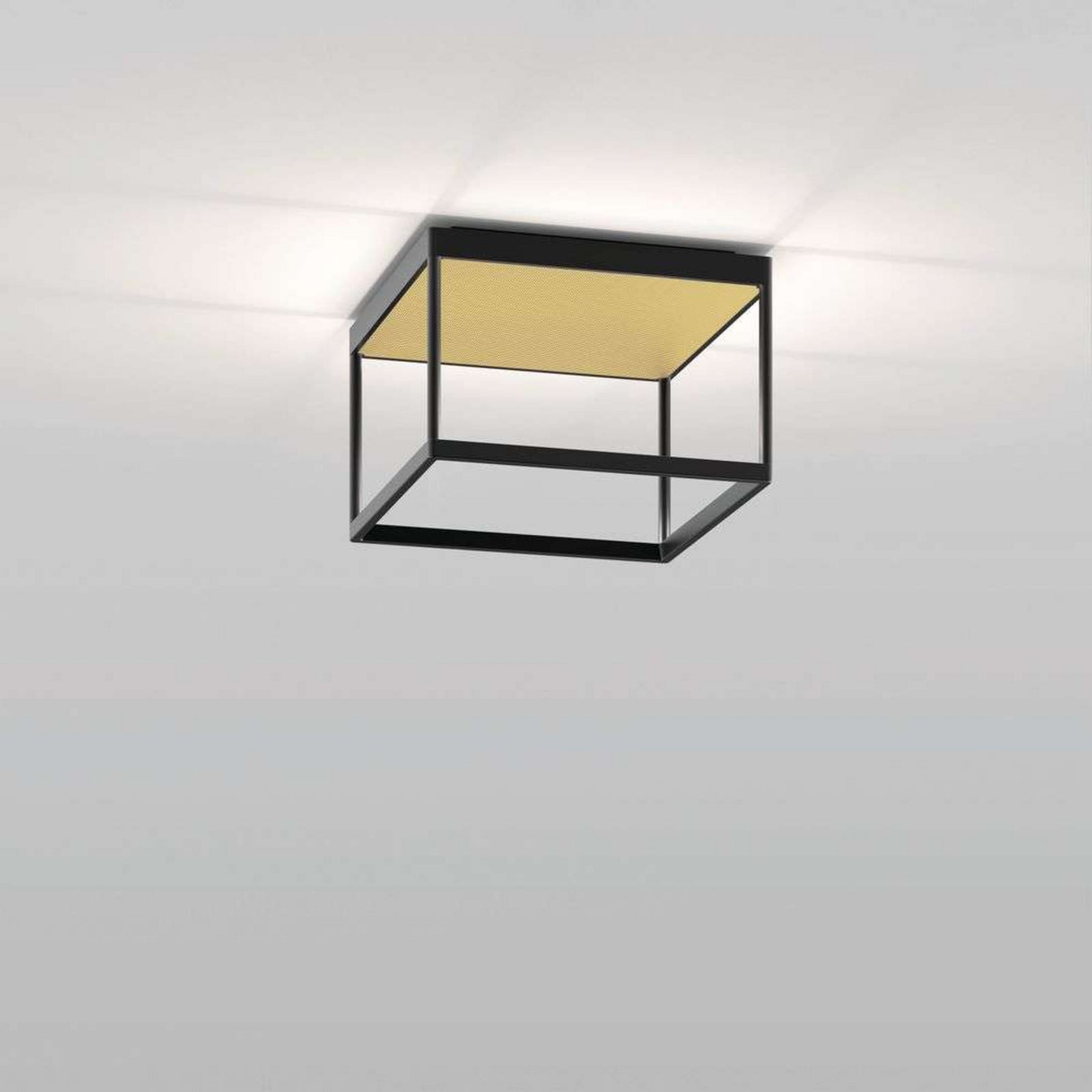 Reflex 2 LED-loftlampe, sort/guld Serien Lighting - Stue - Aluminium