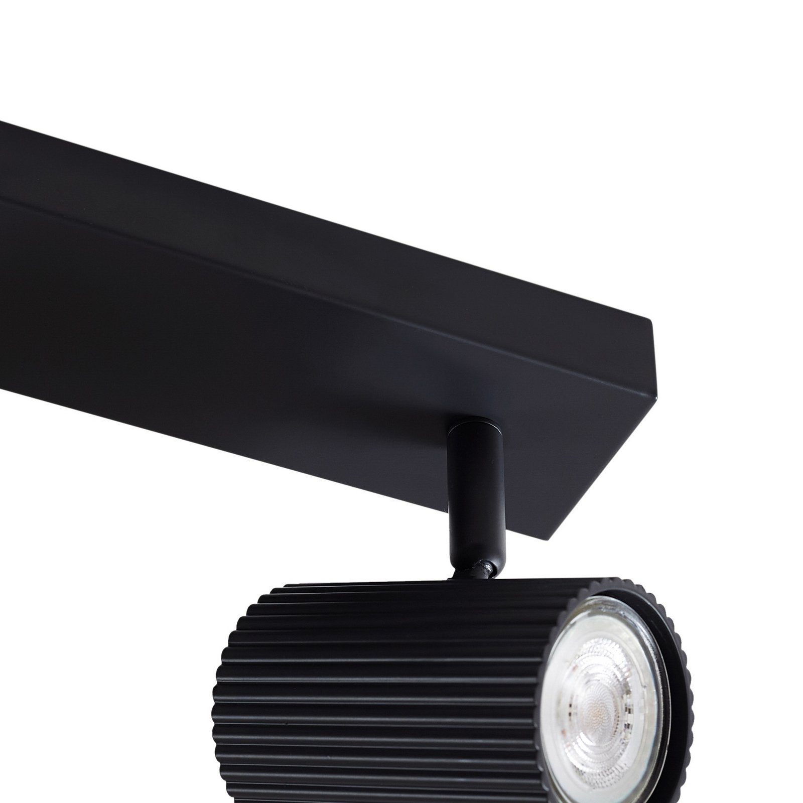 Lindby Spots pour plafond Kardis, gris foncé, à 3 lampes, métal, GU10 Lindby Spots pour plafond Kardis, gris foncé, à 3 lampes, métal, GU10