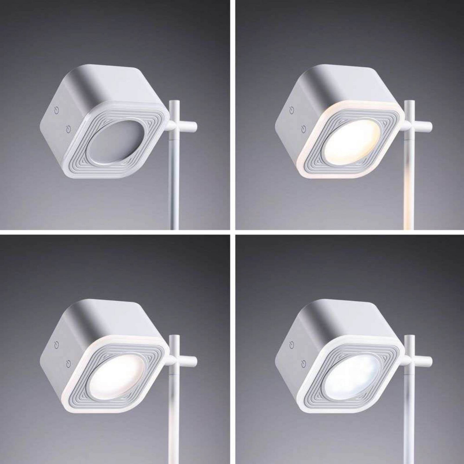 LED-batteridrevet bordlampe Varia Portable, hvid, 37 cm, CCT – Paulmann - Soveværelse - Moderne - Plastik - Med én lyskilde