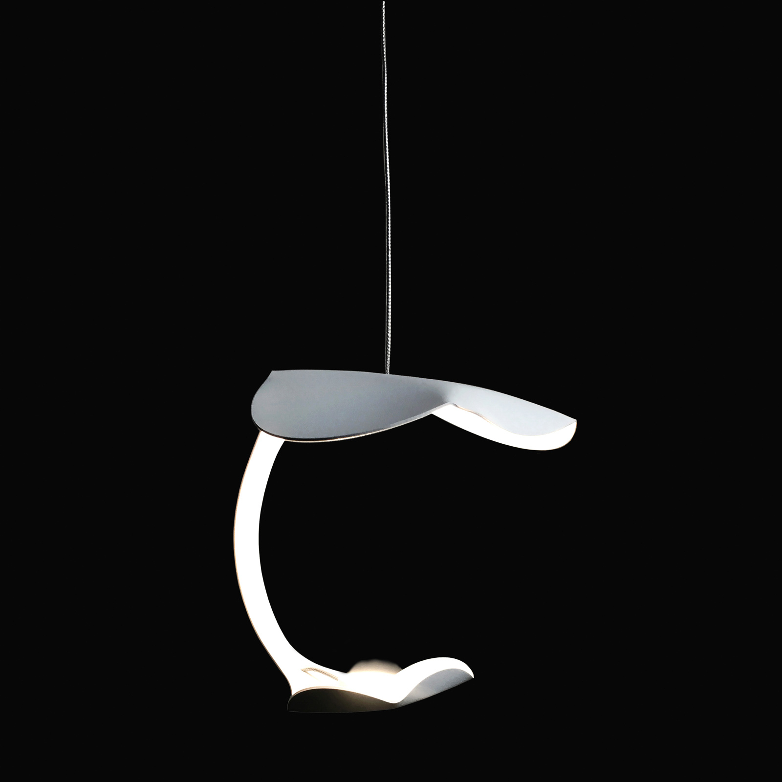 Knikerboker Le Gigine LED viseća svjetiljka 1 žarulja bijela