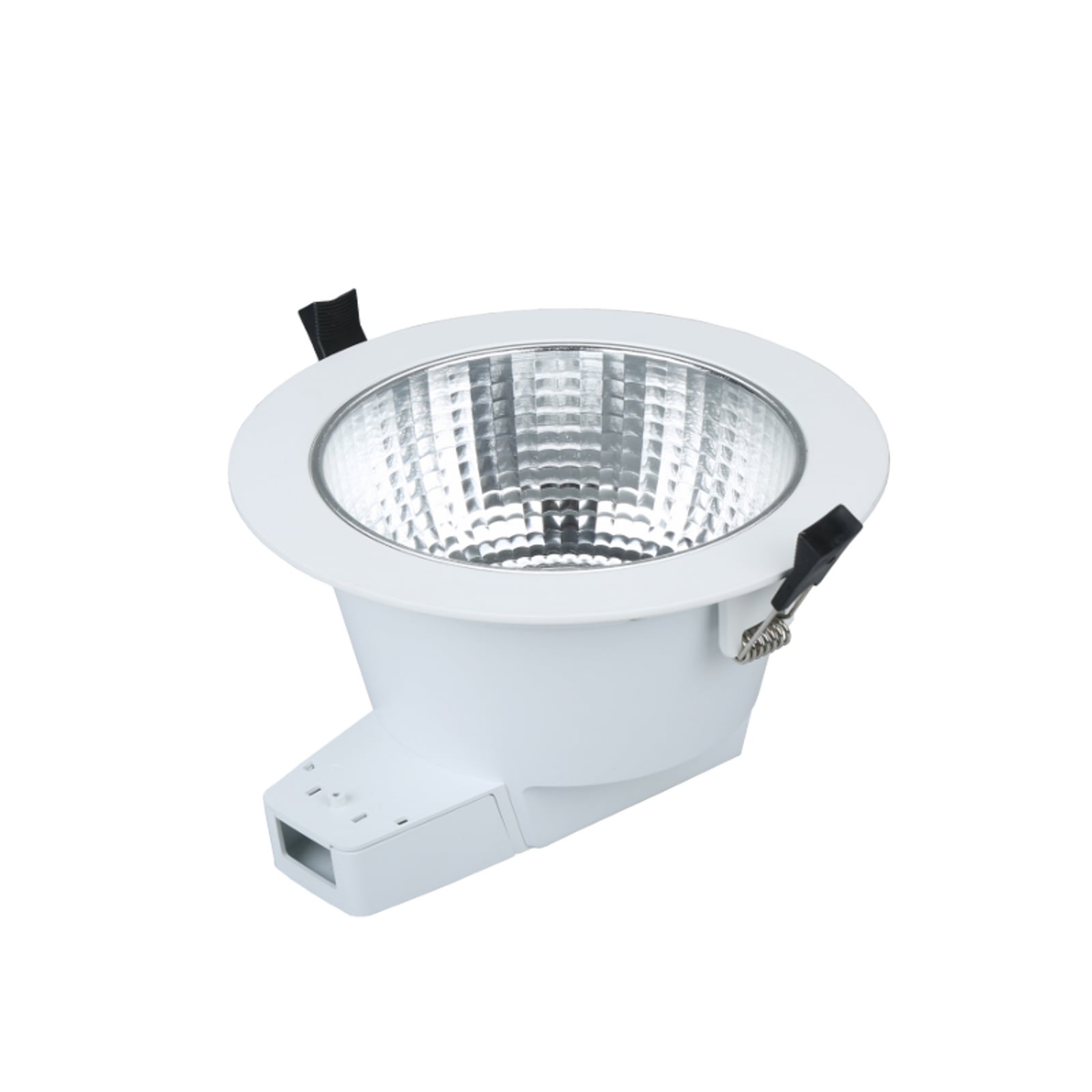 DOTLUX LED-Einbaudownlight CIRCLEugr, Kunststoff, rund, CCT
