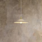 Żyrandol Louise, kolor kości słoniowej, Ø 38 cm, metal