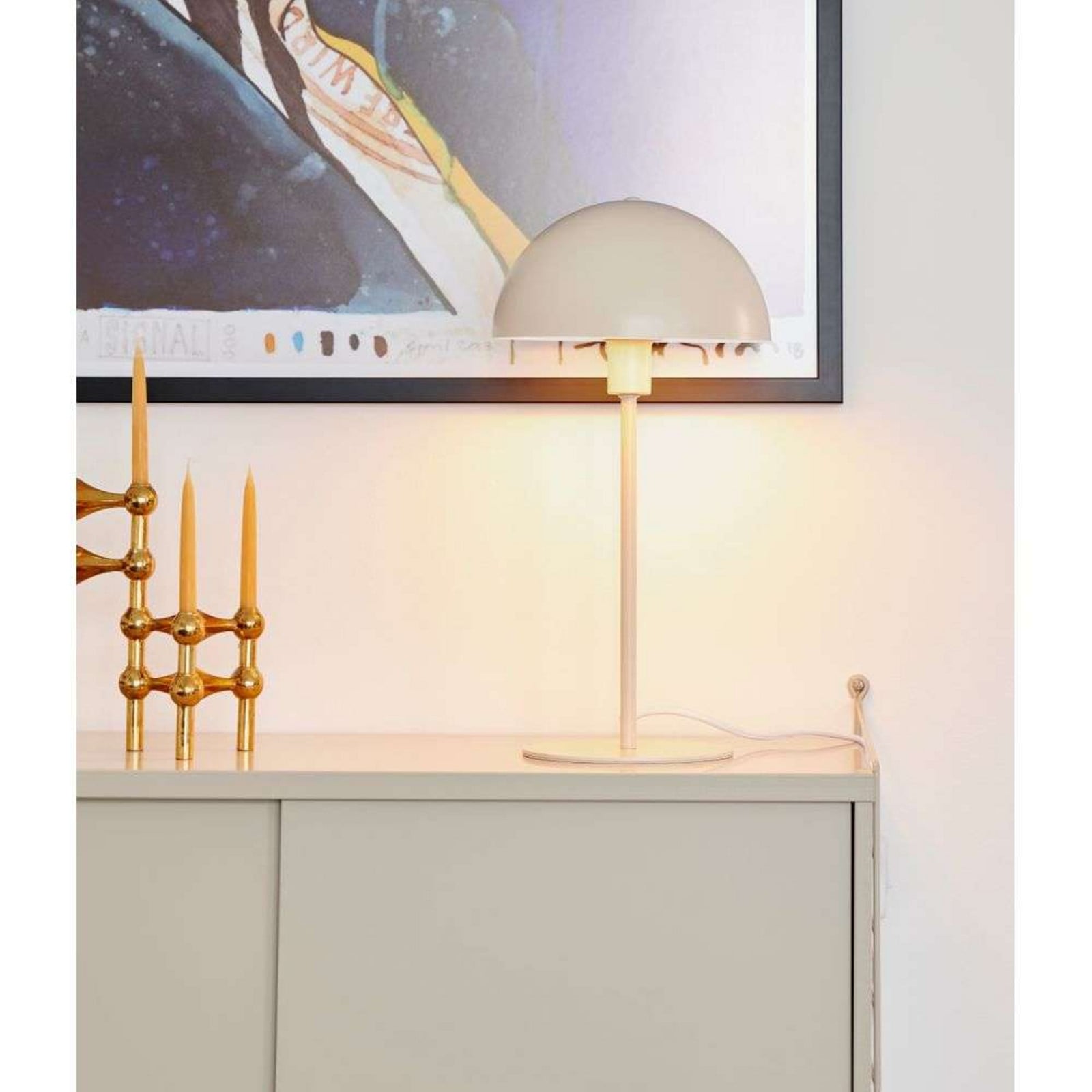 Ellen 20 Tischleuchte Beige Nordlux - Wohnzimmer - Metall