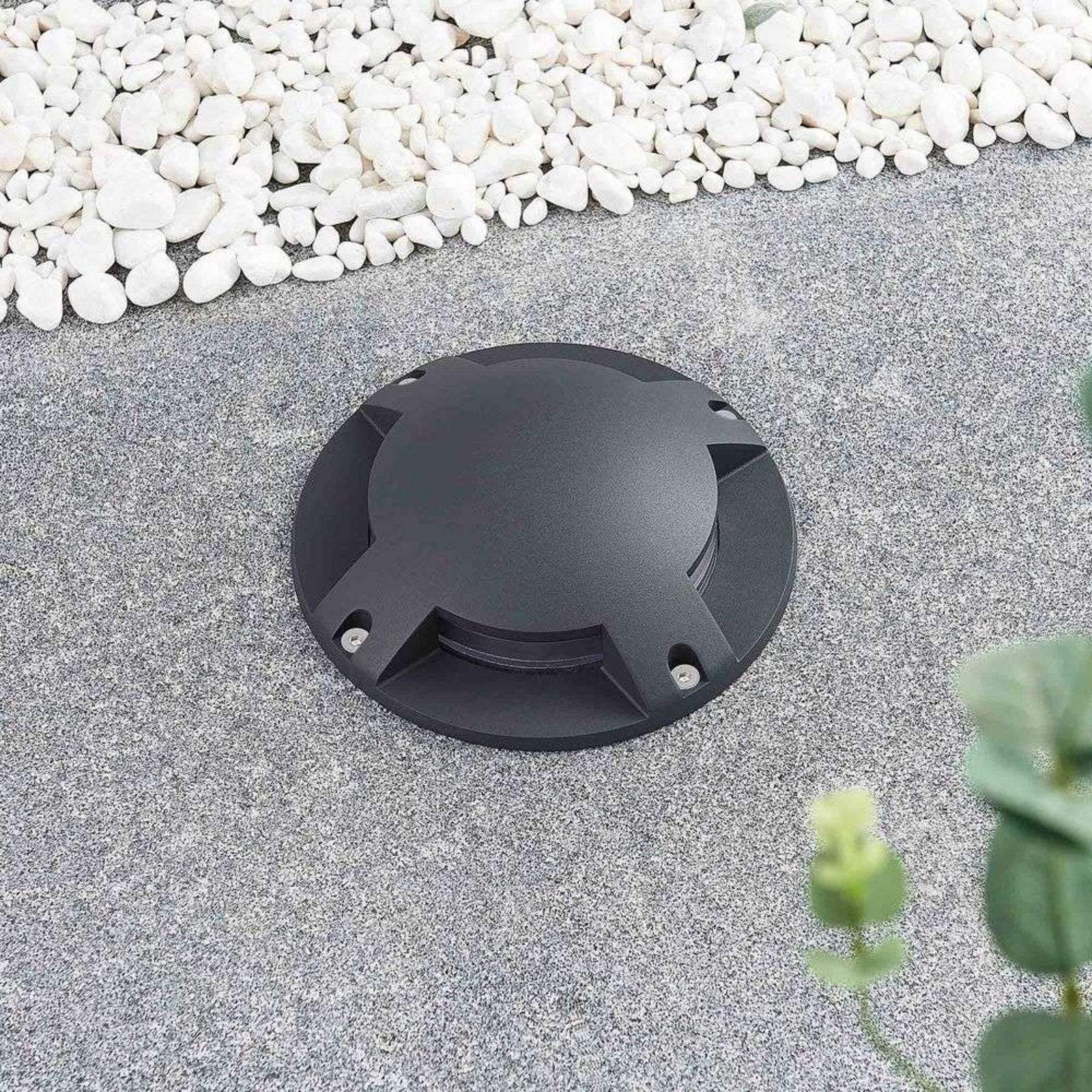 Cormac 4 LED Recessed Ground Spot Dark Grey - Lindby