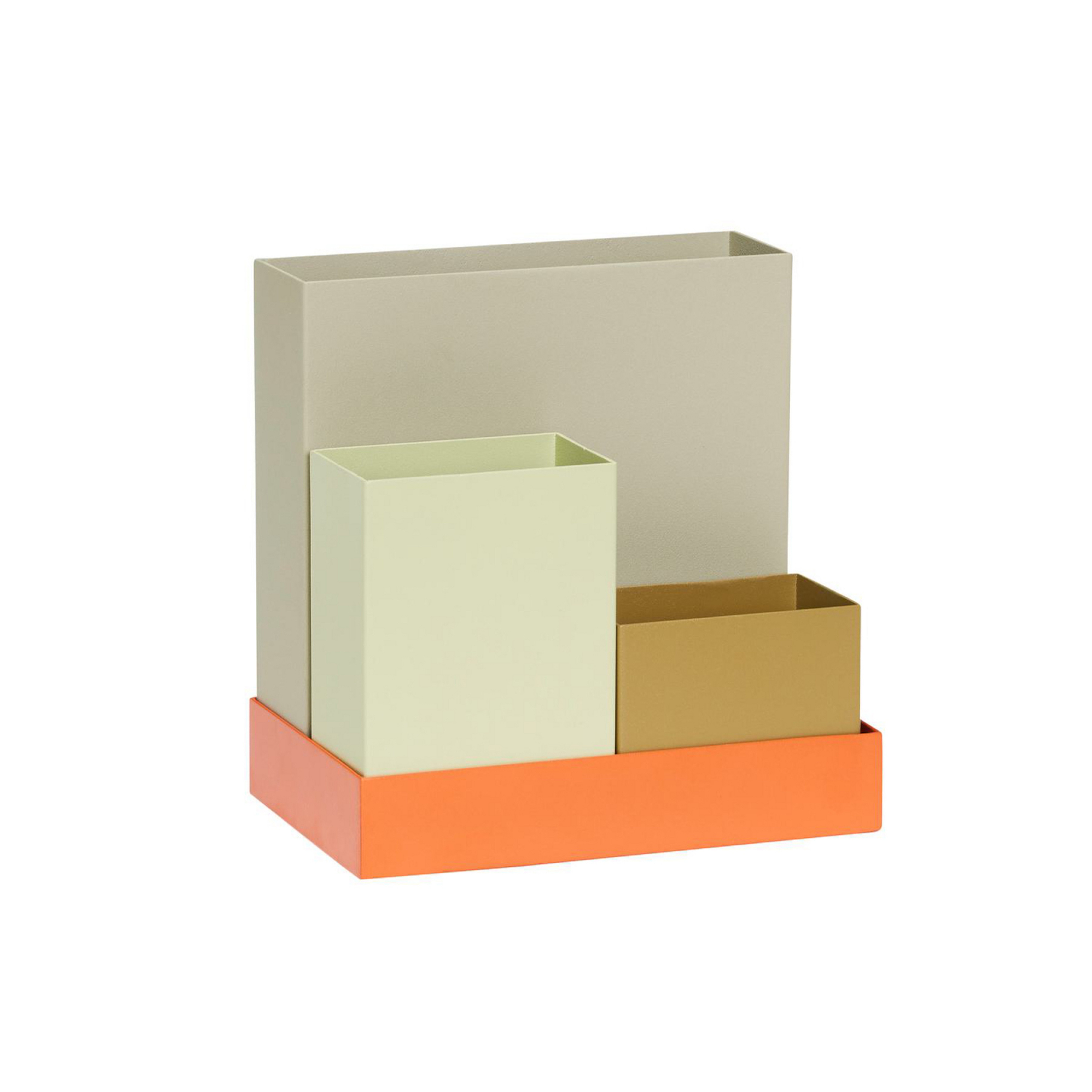 Organiseur HÜBSCH Sortit, lot de 4, vert/orange/sable