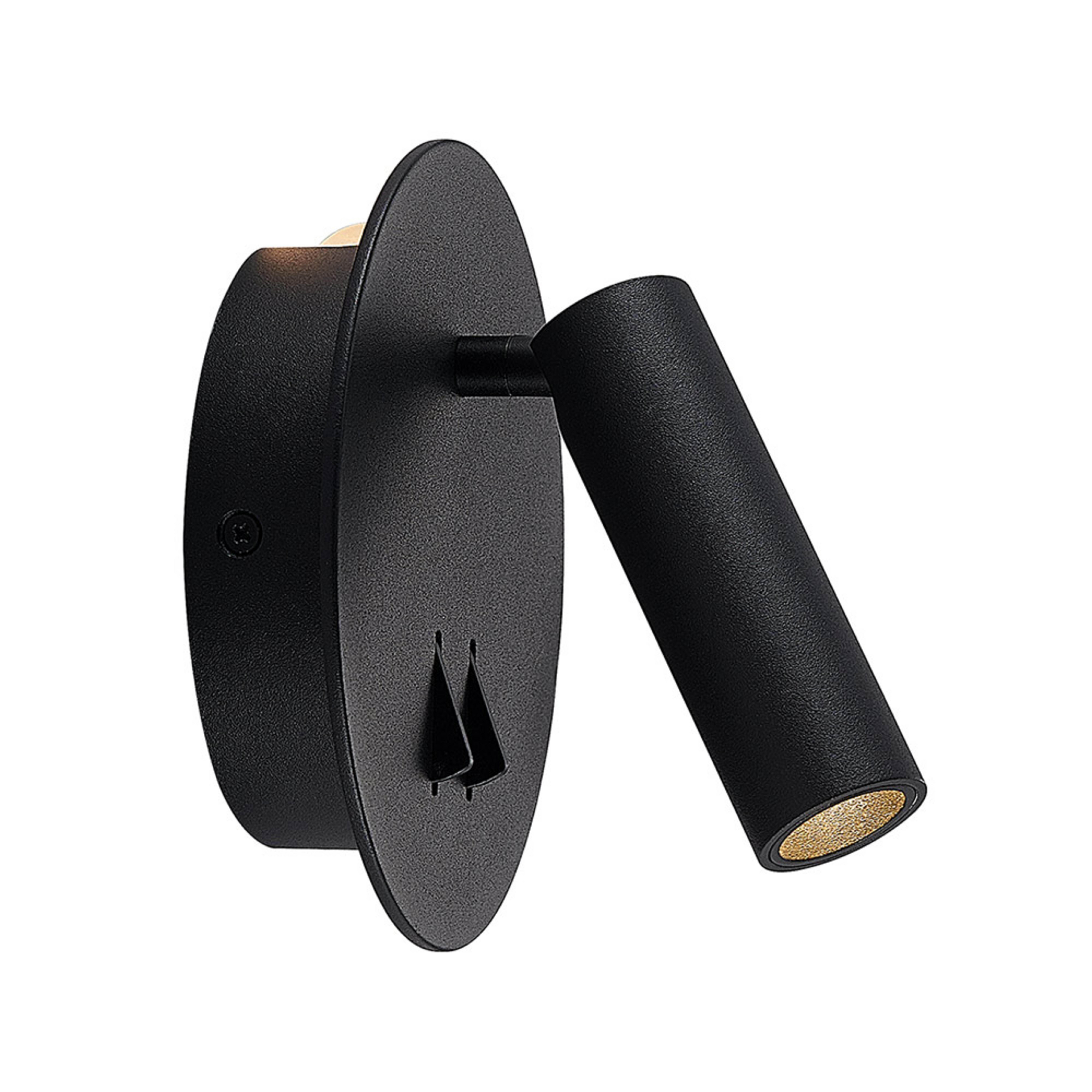 Magya LED 2 Round Wandleuchte Black - Lucande