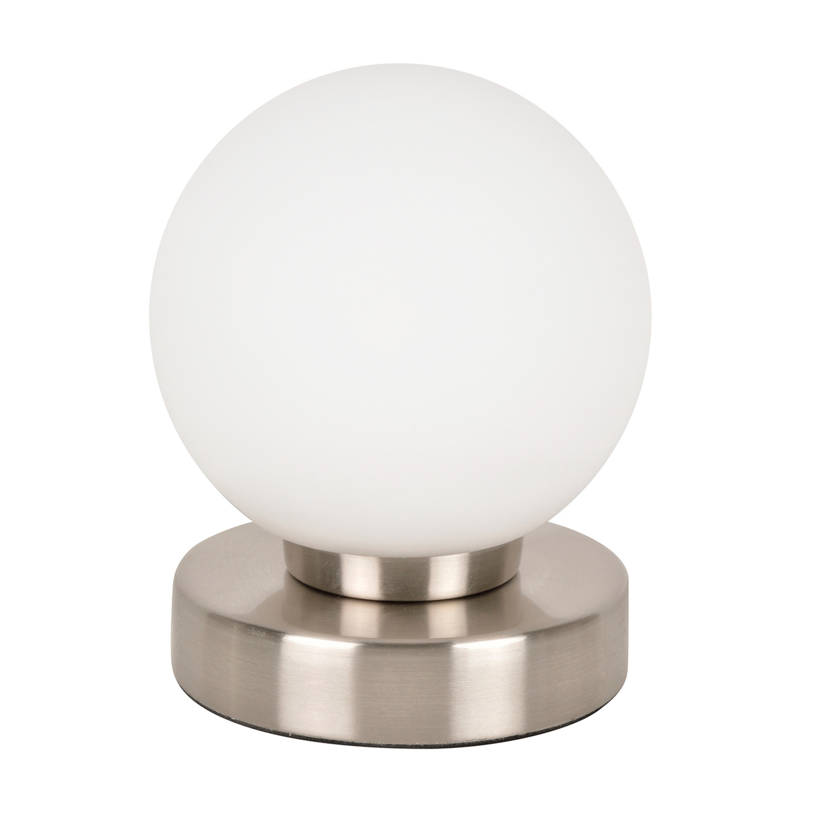 Tafellamp Seventy, aluminiumkleurig, hoogte 15 cm, metaal/glas Tafellamp Seventy, aluminiumkleurig, hoogte 15 cm, metaal/glas