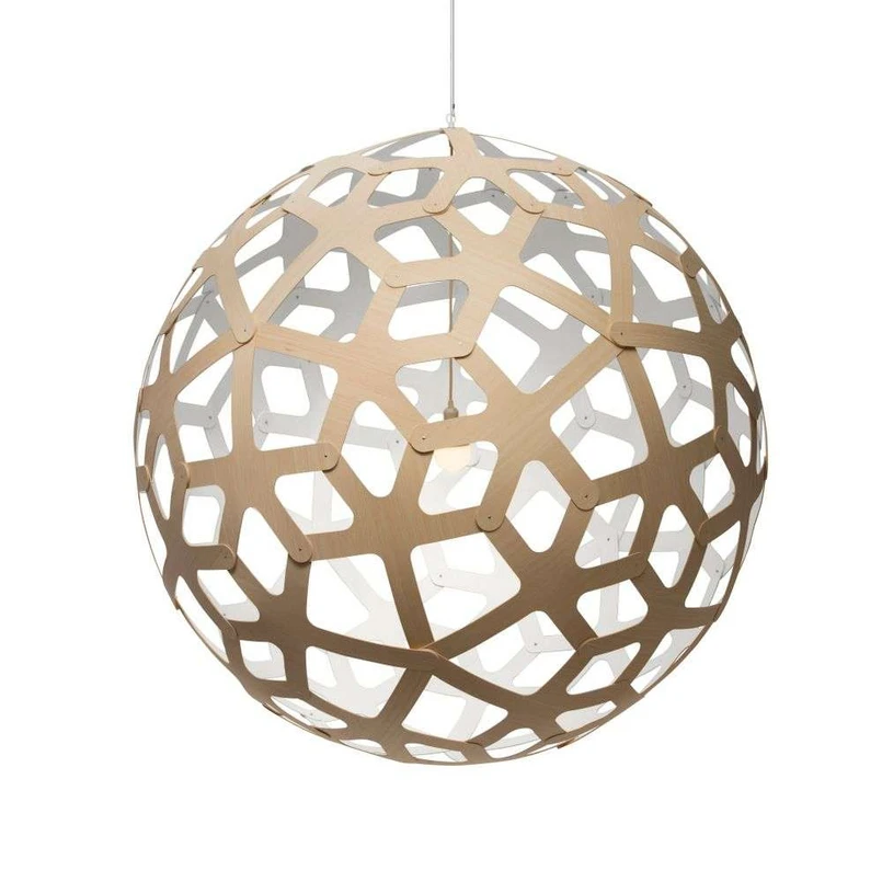 David Trubridge ltd - Coral Pendelleuchte Ø100 Weiß 1 Seite David Trubridge
