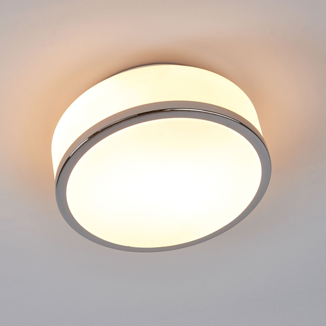 Deckenleuchte Flush IP44, Ø 23cm, chrom