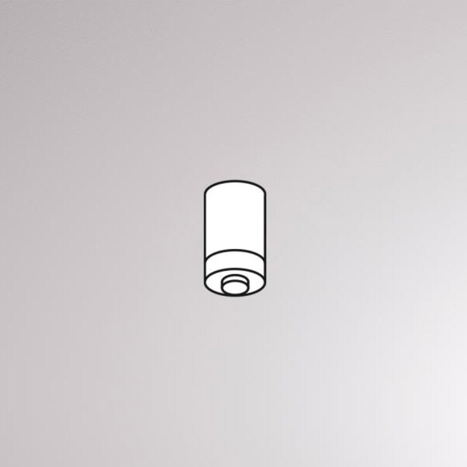 Ceiling mounting for Volare two-circuit track