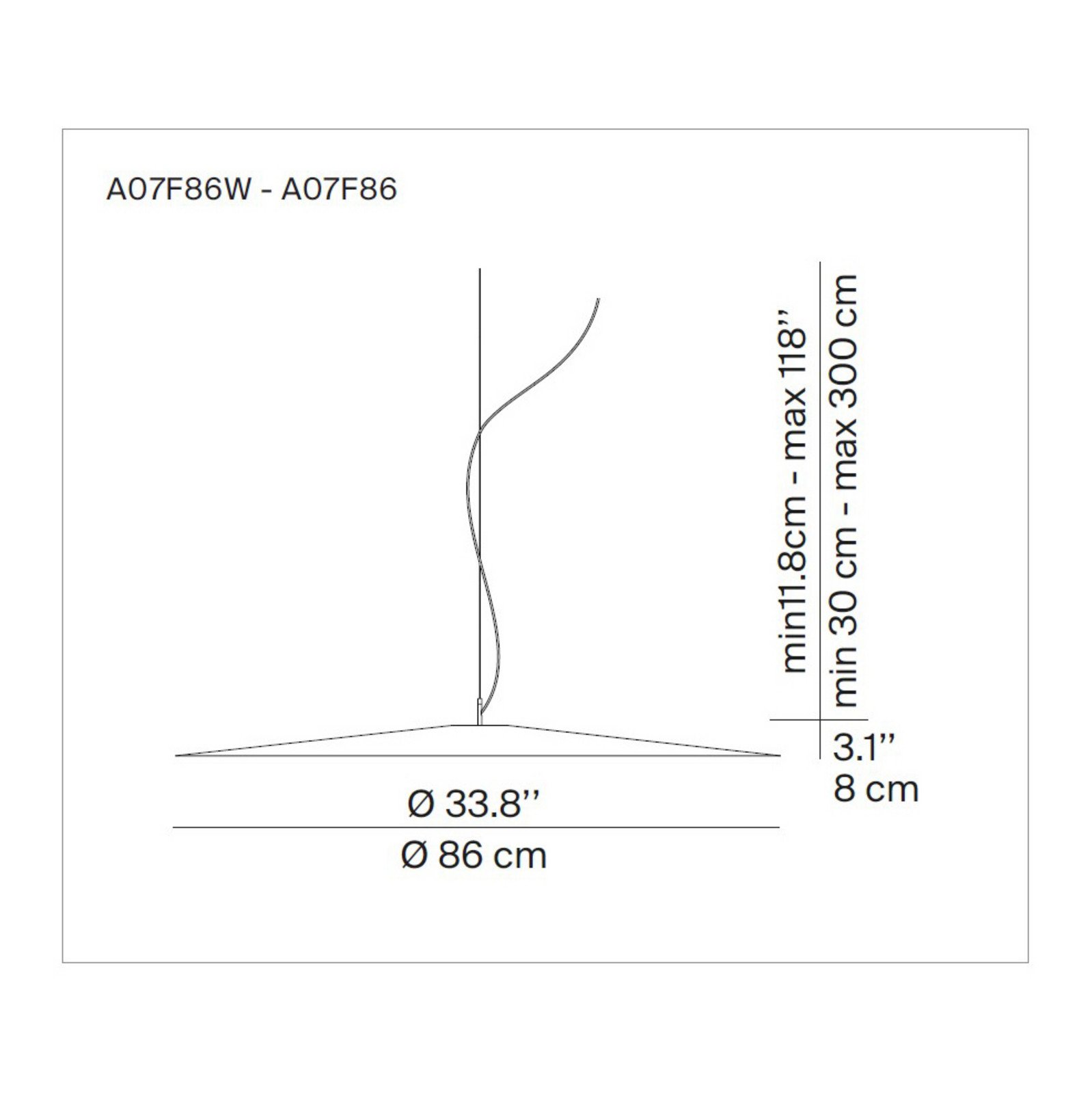 Luceplan Koinè LED pandantiv simțit 927 Ø86cm gri