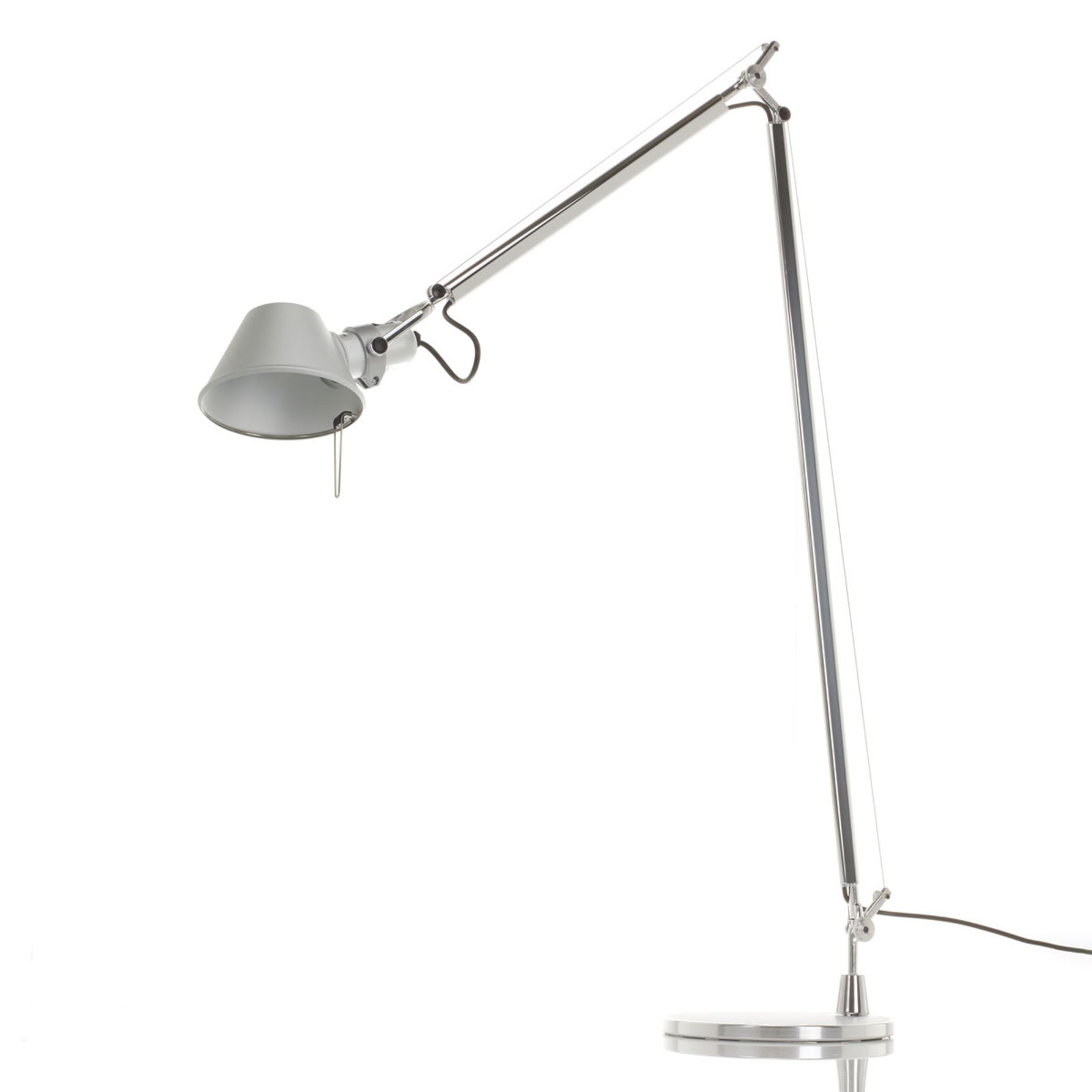Artemide Tolomeo Lettura floor lamp, aluminium