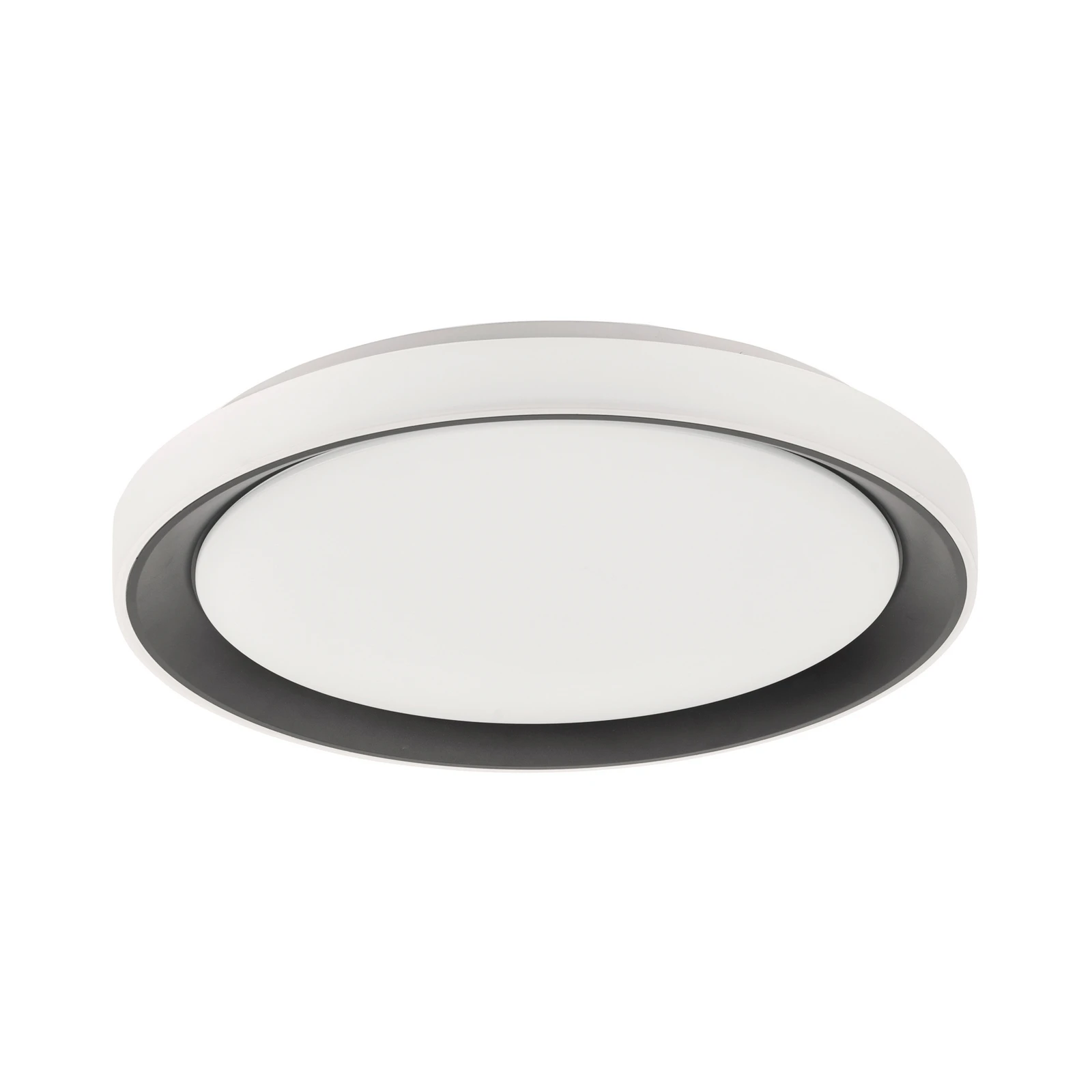 LOLA Smart Disc LED plafondlamp zwart/wit, RGBW