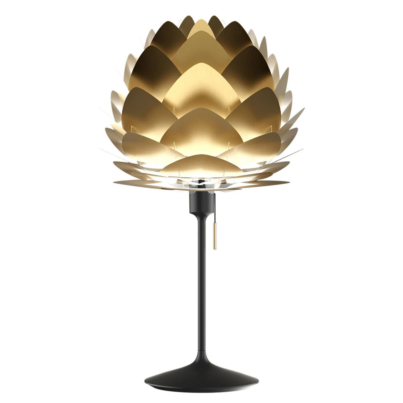 UMAGE Aluvia mini stolní lampa mosaz/černá