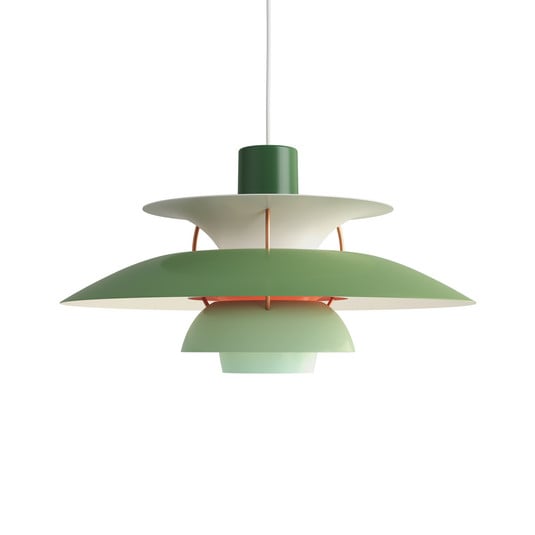Lampa wisząca PH 5 500 – kolory od zielonego – Louis Poulsen