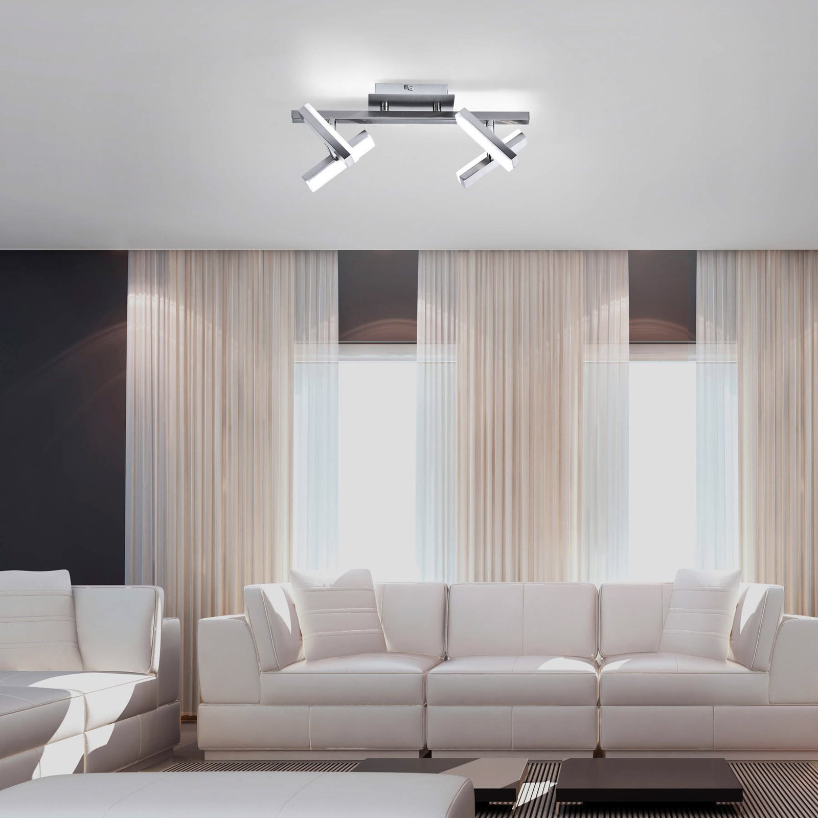Rico - LED ceiling lamp with rotatable lights