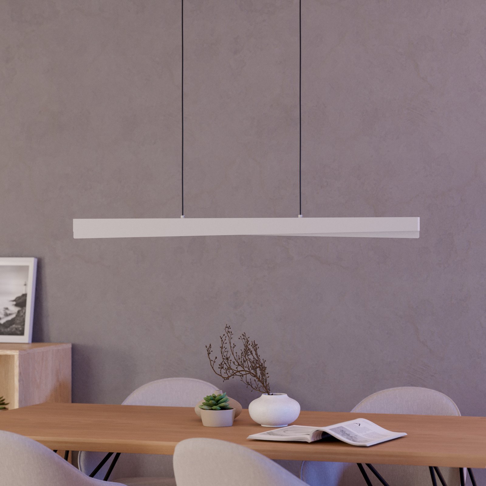 EGLO connect Smart LED pakabinamas šviestuvas Bolognano-Z, pilkos spalvos