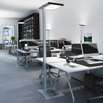 Luctra Vitawork LED-Bürostehlampe dimmbar