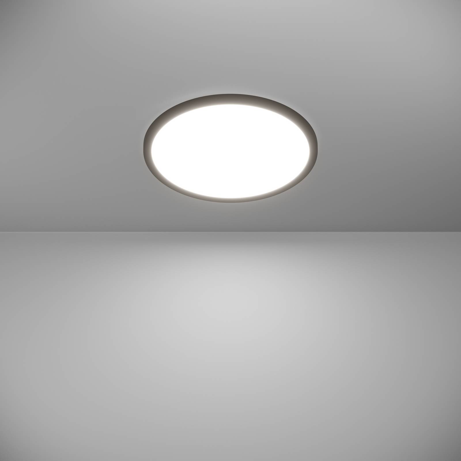 EGLO connect lampa sufitowa LED Rovito-Z, czarna, Ø 39 cm