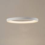 LED-Hängeleuchte Niseko II, Fernbedienung, Ø 50 cm, weiß