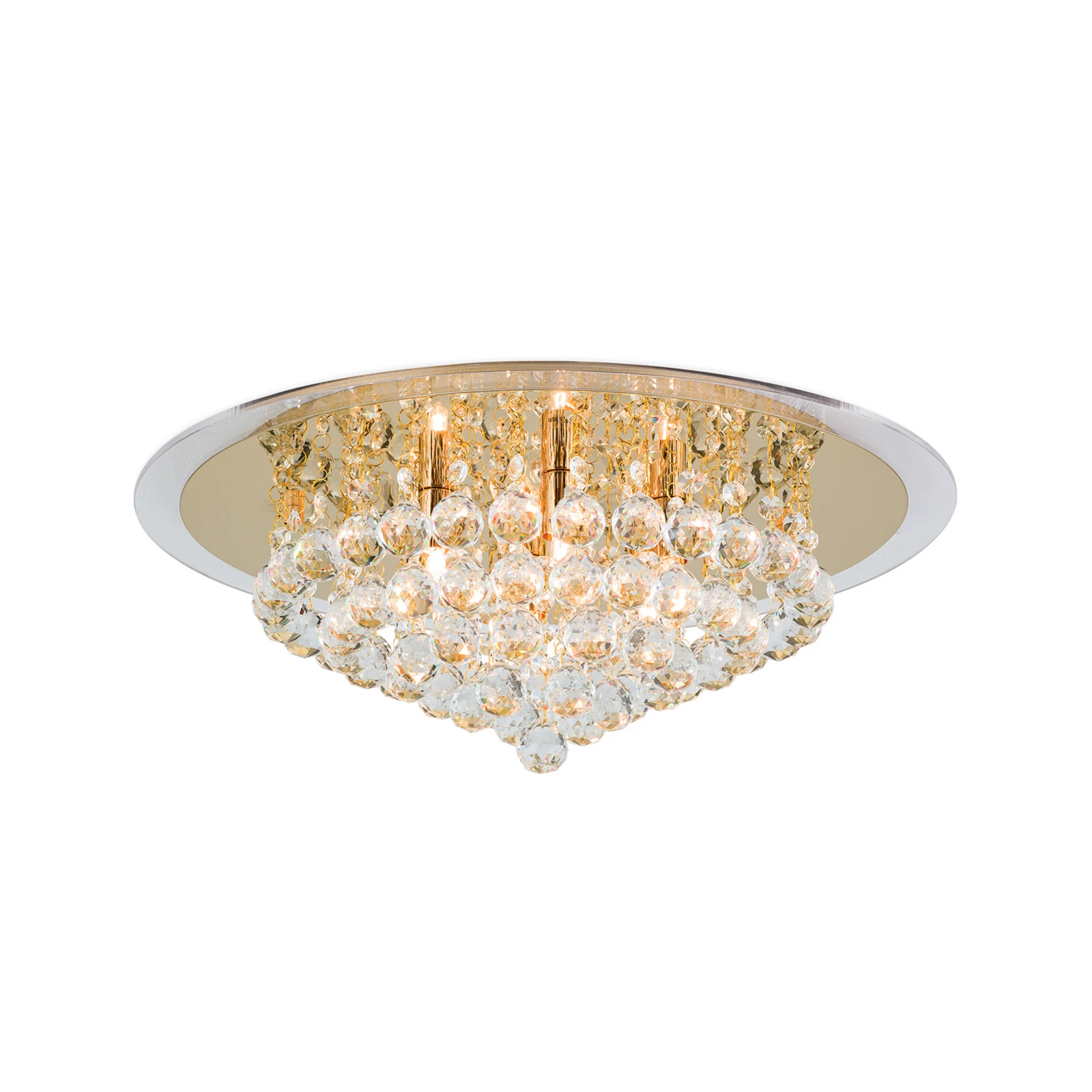 Plafonieră cristal impunătoare TUILA 50 cm