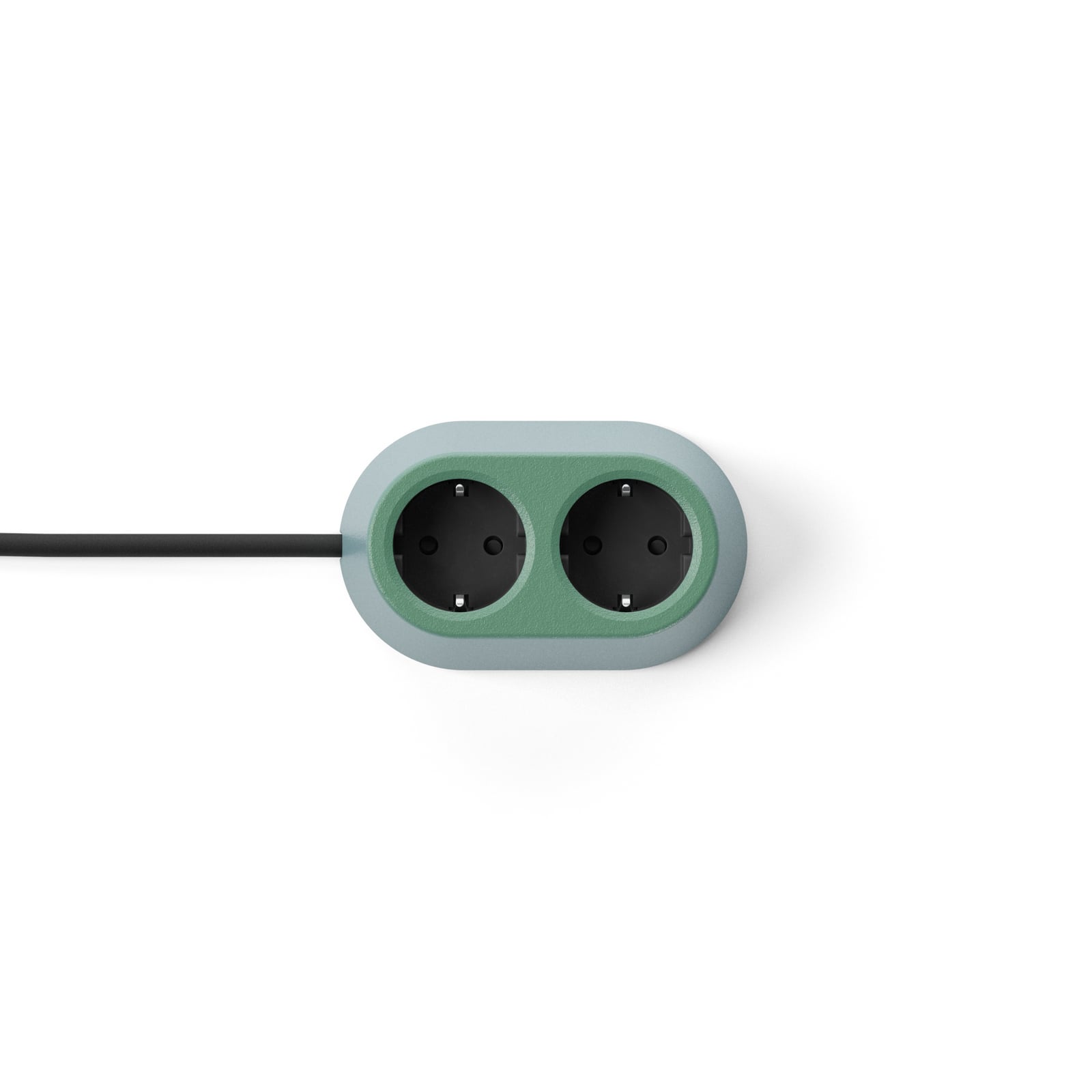 Prise NOMAD BLOCK, verte, 2 x type F - Forming Function Prise NOMAD BLOCK, verte, 2 x type F - Forming Function