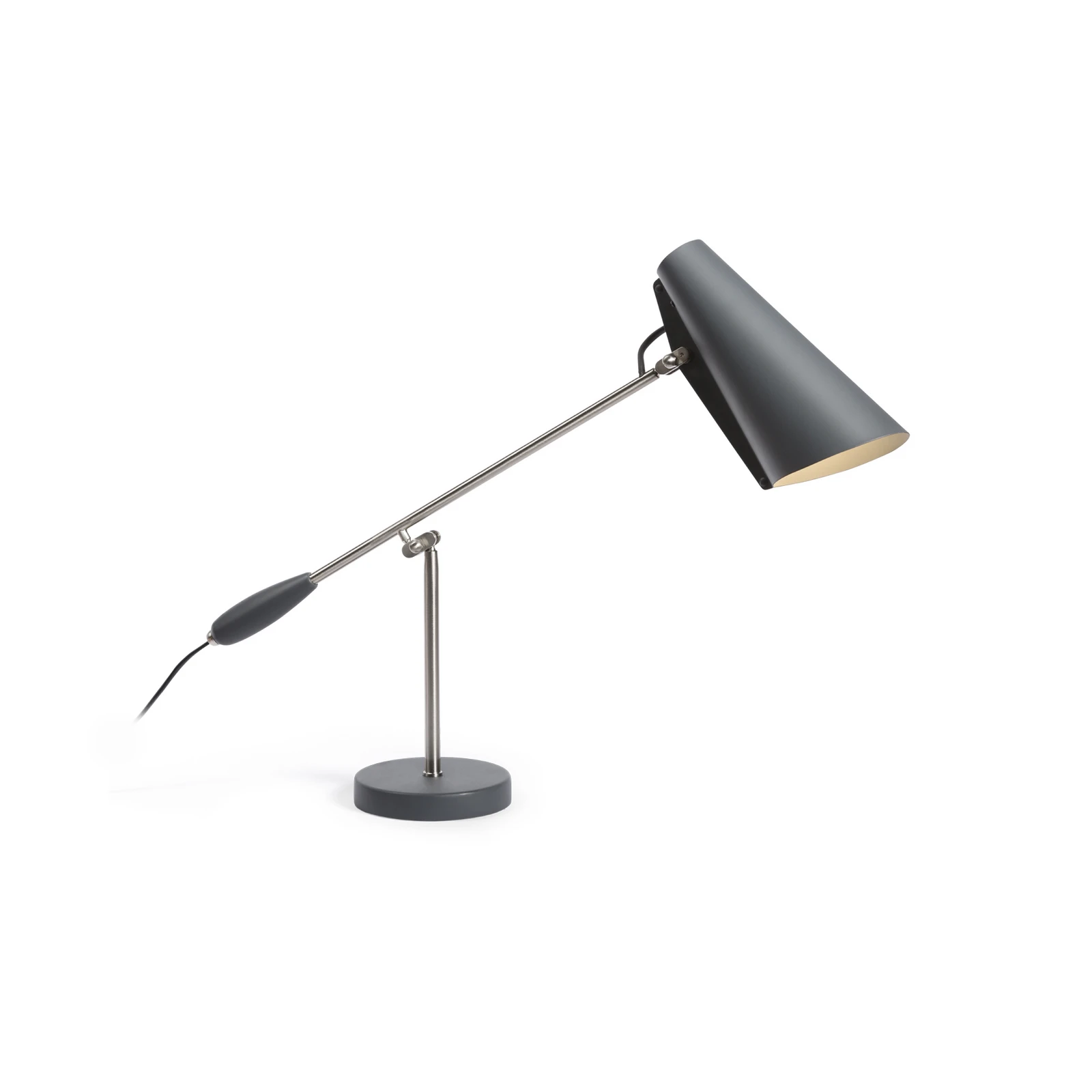 Northern Birdy - lampe à poser rétro, grise
