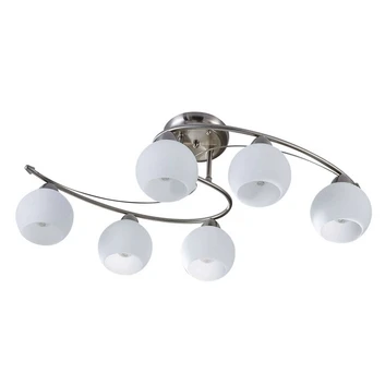 Svean 6 Plafonnier White/Nickel - Lindby