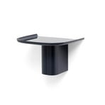 Korpus vägghylla med klädkrokar, mörkblå, 35 cm - HAY