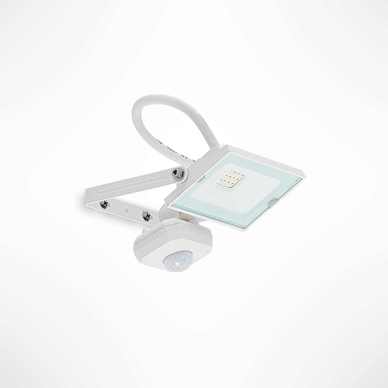 Lindby Aine LED kültéri spot fehér 12,3cm érzékelő