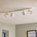 Bot ceiling spotlight, white, four-bulb