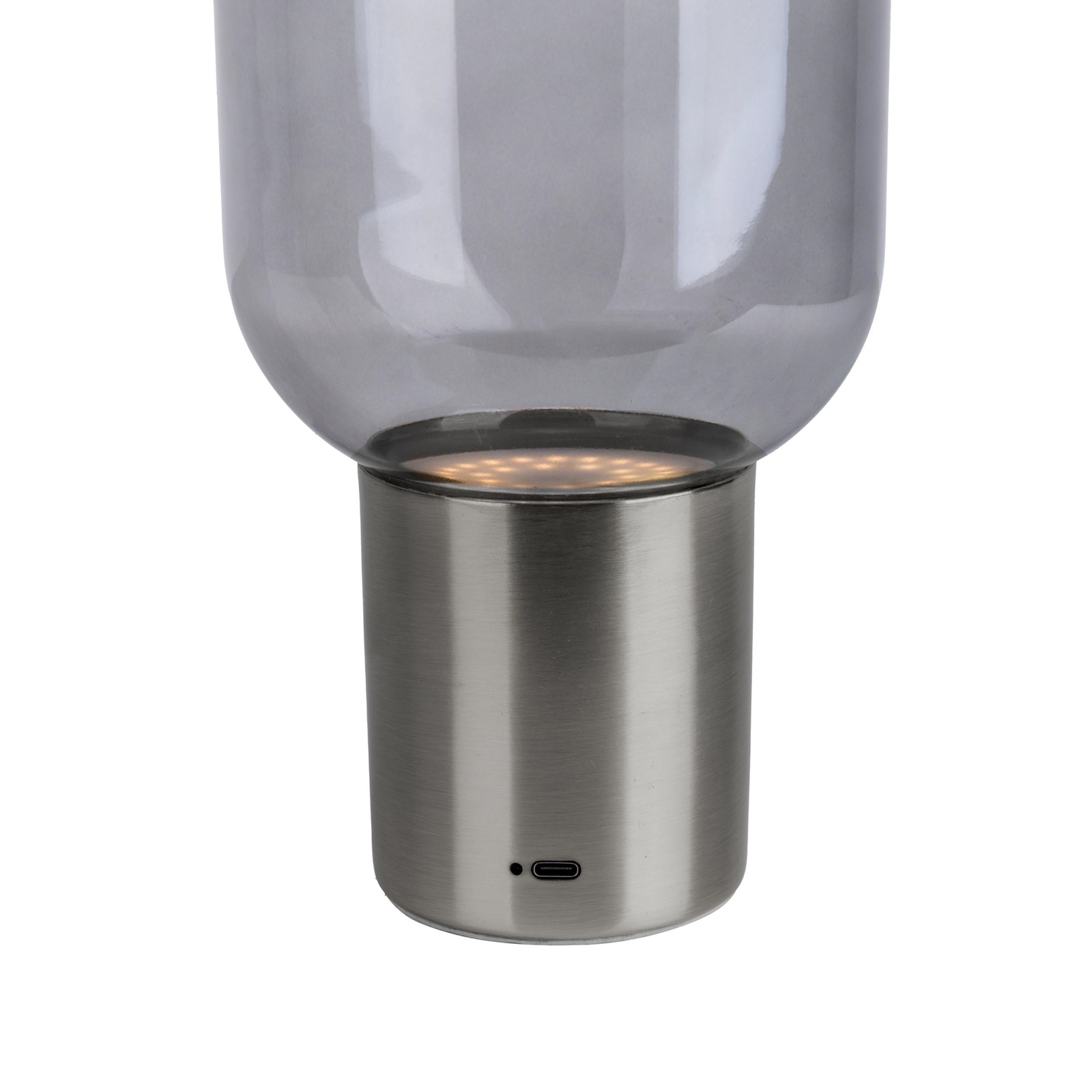 Albero LED ukrasna stolna lampa na bateriju, čelično postolje