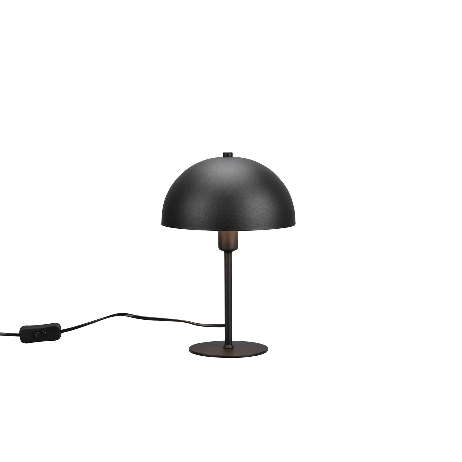 Galda lampa Nola, augstums 30 cm, melna/zelta