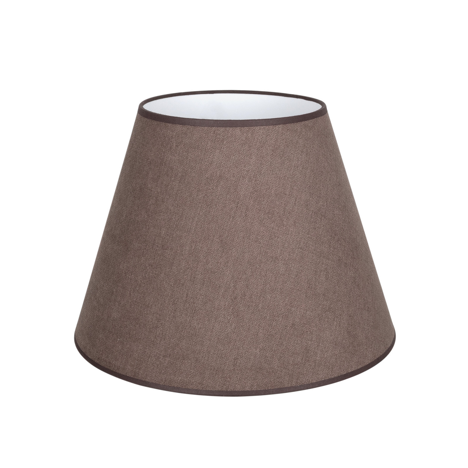 Duolla Абажур „Cone“, кафяв, височина 30 см, текстил