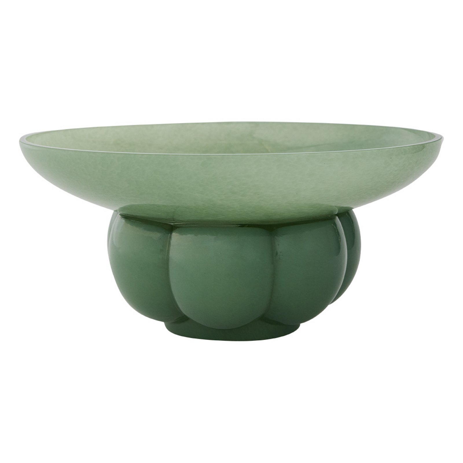 Uva tál, pasztellzöld, üveg, Ø 33 cm - AYTM