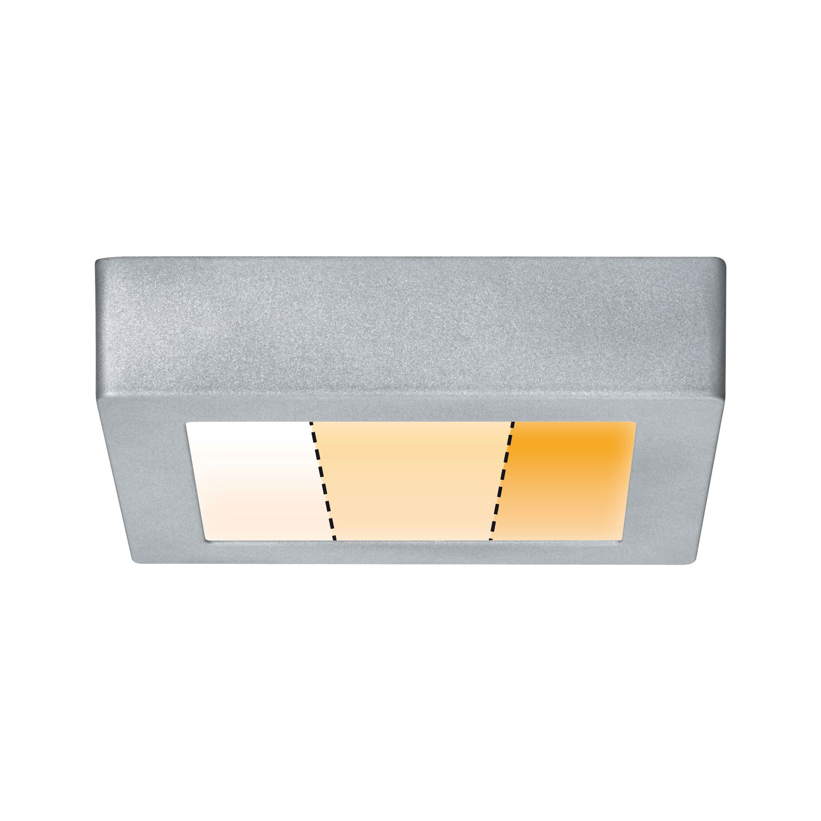Paulmann Carpo LED-Deckenlampe eckig