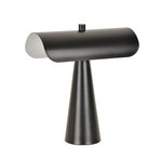 Lampada da tavolo Billie, nero opaco, altezza 30 cm - COREP SAS