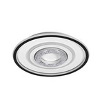 Φωτιστικό οροφής LED OSRAM ORBIS CRISTALLY, λευκό, Ø 43 cm, CCT